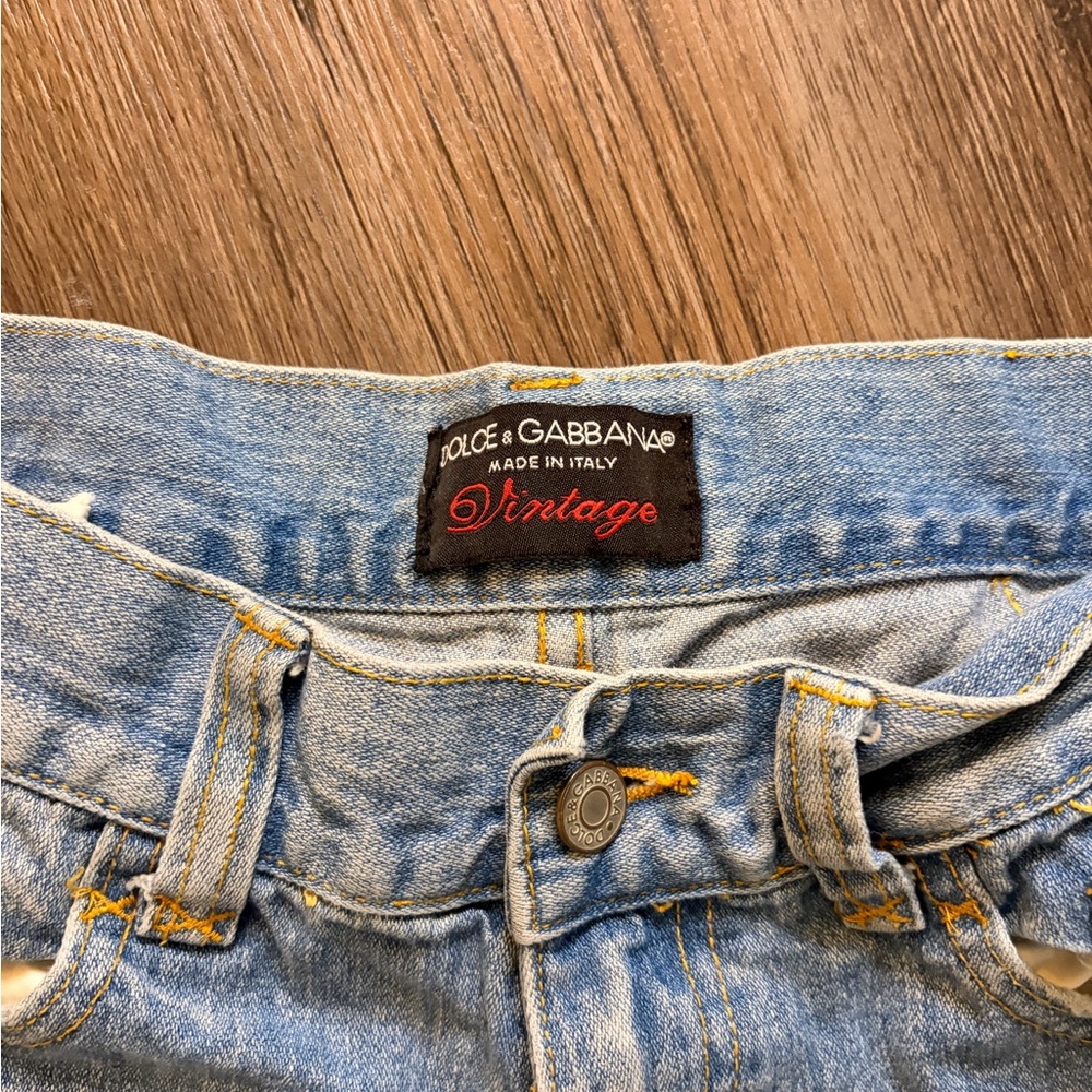 Dolce & Gabbana Vintage Light Blue Denim Jeans - Picture 3 of 14